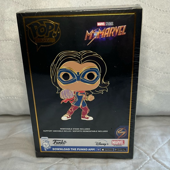 Ms Marvel POP Enamel Pin NWT - Picture 5 of 12